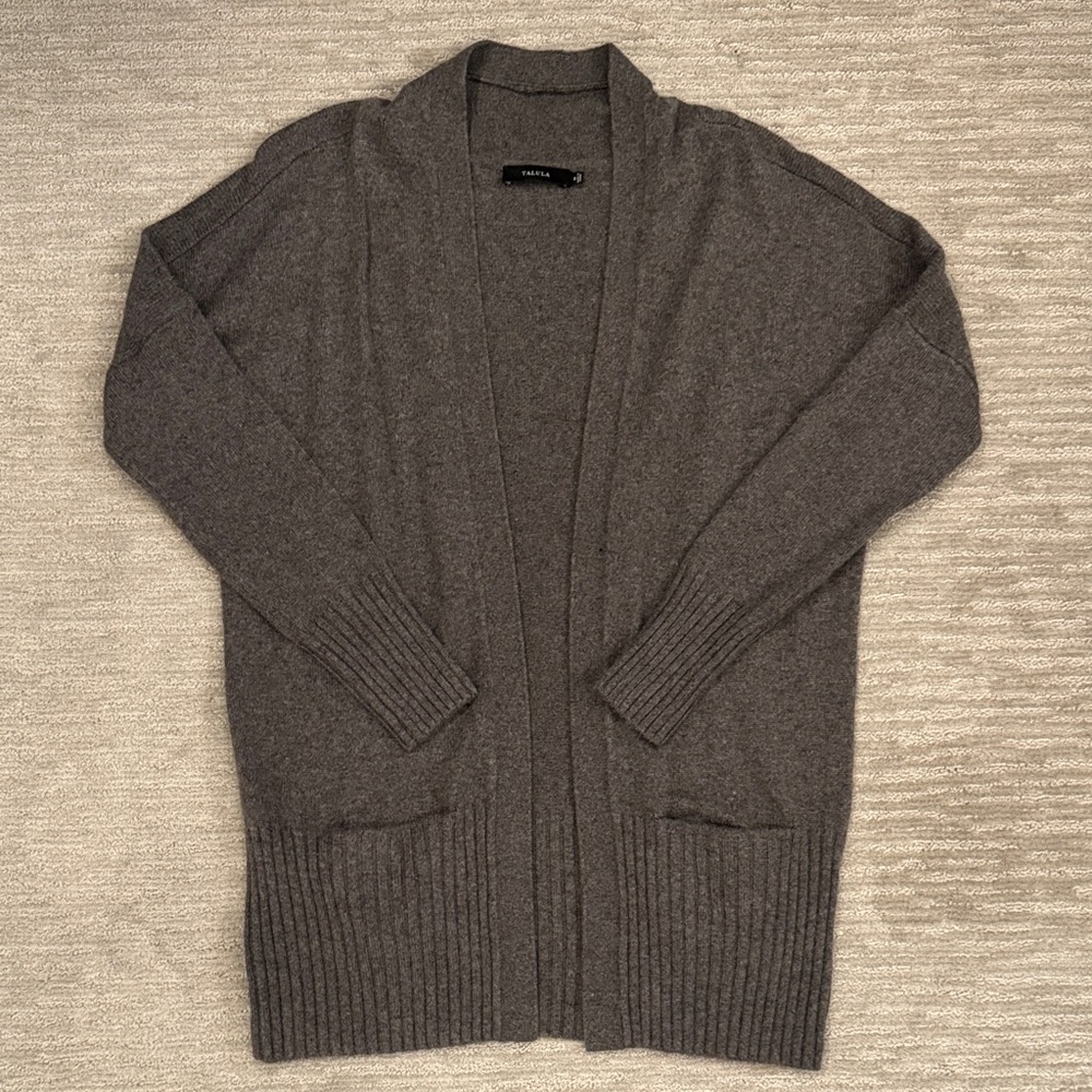 Talula by Aritzia Shawl Cardigan Sweater Cashmere Blend
